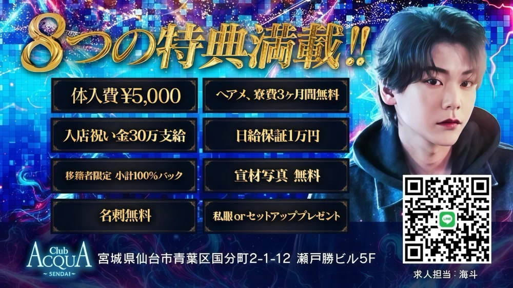 ACQUA SENDAIの求人画像1枚目